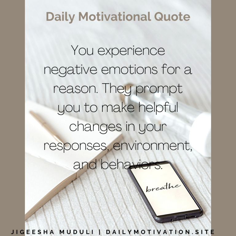 Negative emotions can actually help us