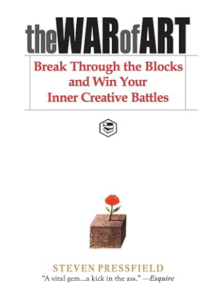 Cover of Steven Pressfield's book The War of Art