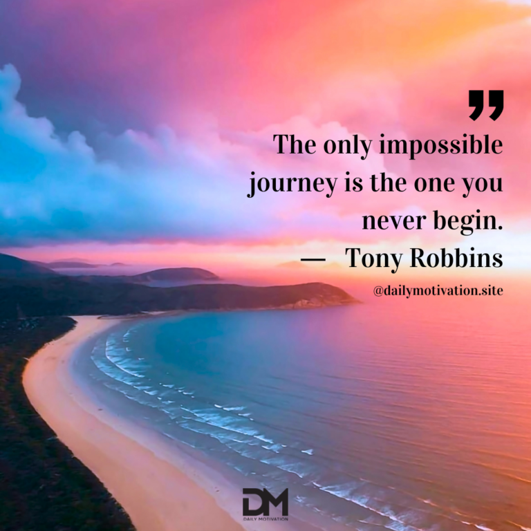 A pink and orange sky at sunset above a calm sea and beach below.