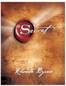 Front cover of Rhonda Byrne's bestselling book The Secret