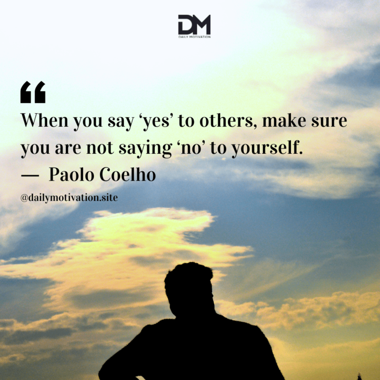 A silhouette of a man looking up at a fading blue cloudy sky.