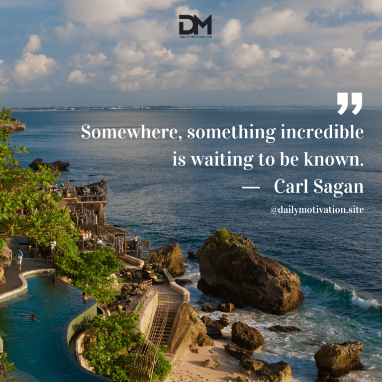 A chain of small islands along a blue ocean with clouds beyond.