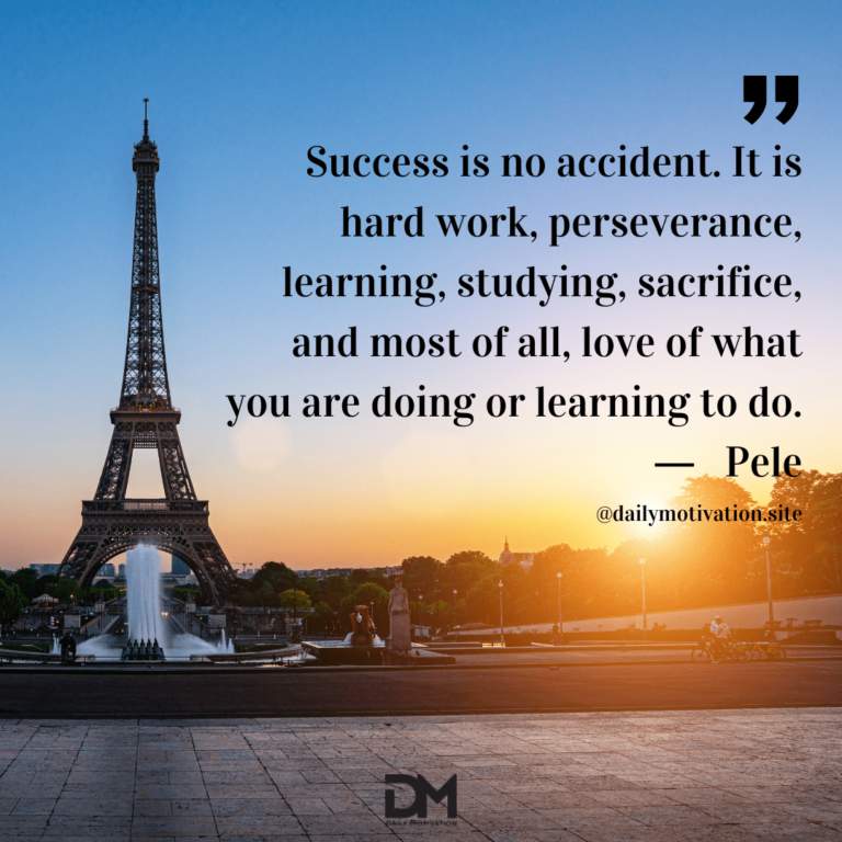 Sunset view of the Eiffel Tower.