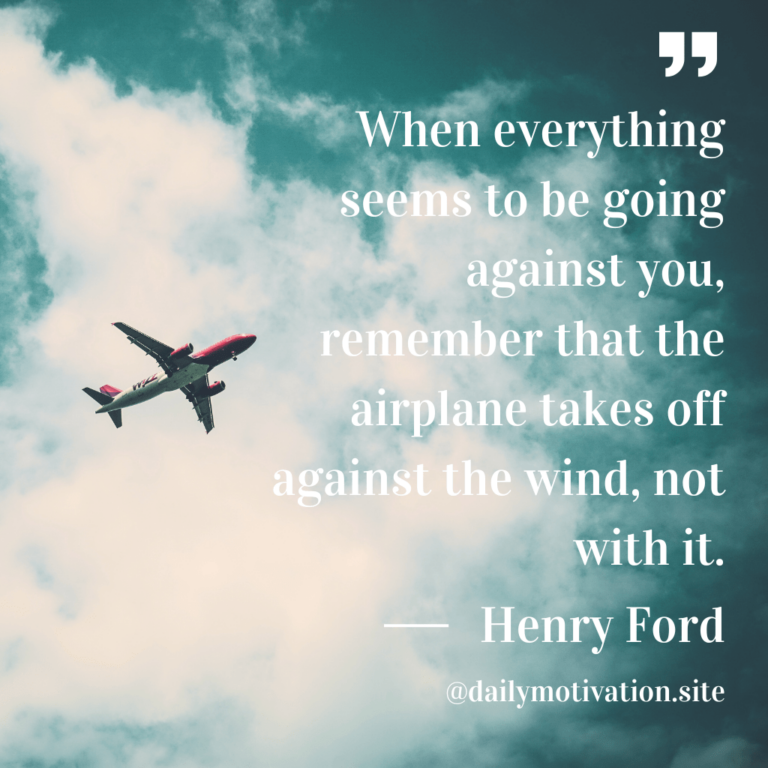 Airplane flies against cloudy sky.