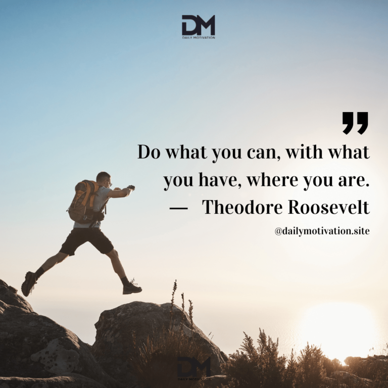 A man jumps from rock to rock.