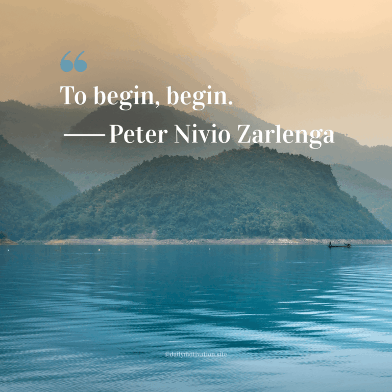 A serene lake and mountains.