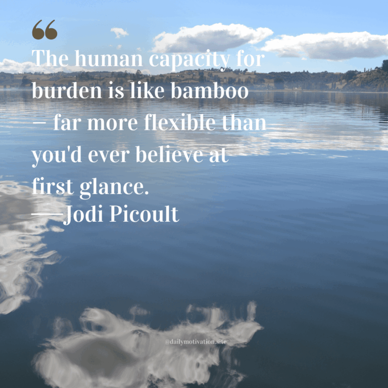 Clouds are reflected in the smooth calm water below.